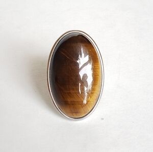 Oval Tiger's Eye Ring